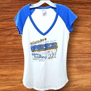 Milwaukee Brewer's, 2011, Spring Training, Short Sleeve Tee, Shirt,  Sz Lg